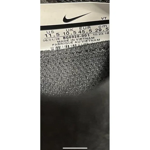 Nike Epic React Flyknit 2 Black Anthracite Men's Shoes BQ8928-001 Multi S 11.5 - Picture 7 of 7